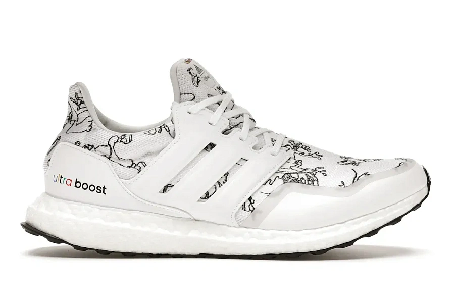 Фото № 1 с приближением к товару «‎adidas Ultra Boost Disney Goofy White»