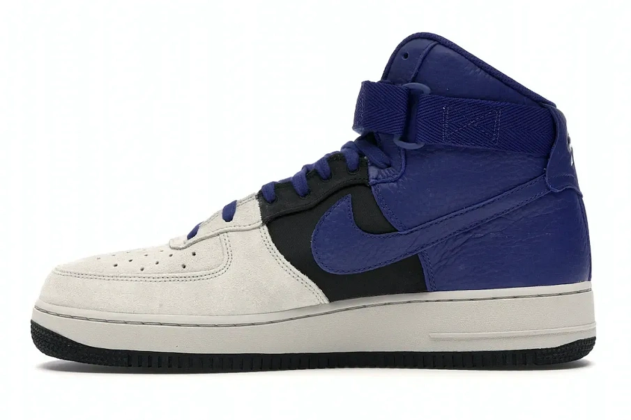 Фото № 3 с приближением к товару «‎Nike Air Force 1 High '07 LV8 Pure Platinum Deep Royal Blue»