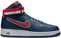 Фото № 1 с приближением к товару «‎Nike Air Force 1 High Sport NBA Midnight Navy University Red»