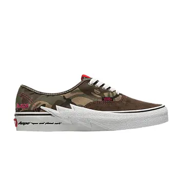 AAPE x Vans Authentic Bolt - Green Camo - 1
