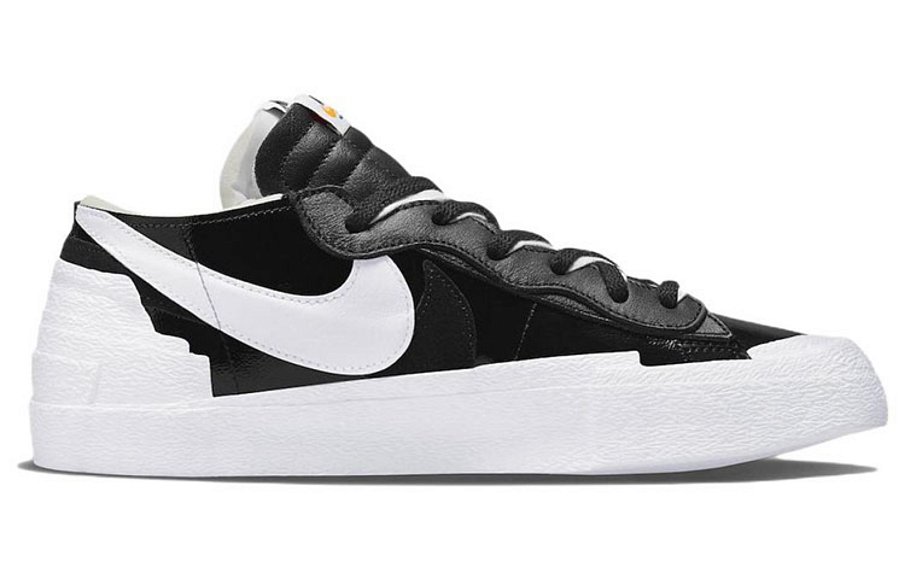 Фото № 2 с приближением к товару «‎sacai Nike Blazer Low Skate shoes Black Patent Leather»