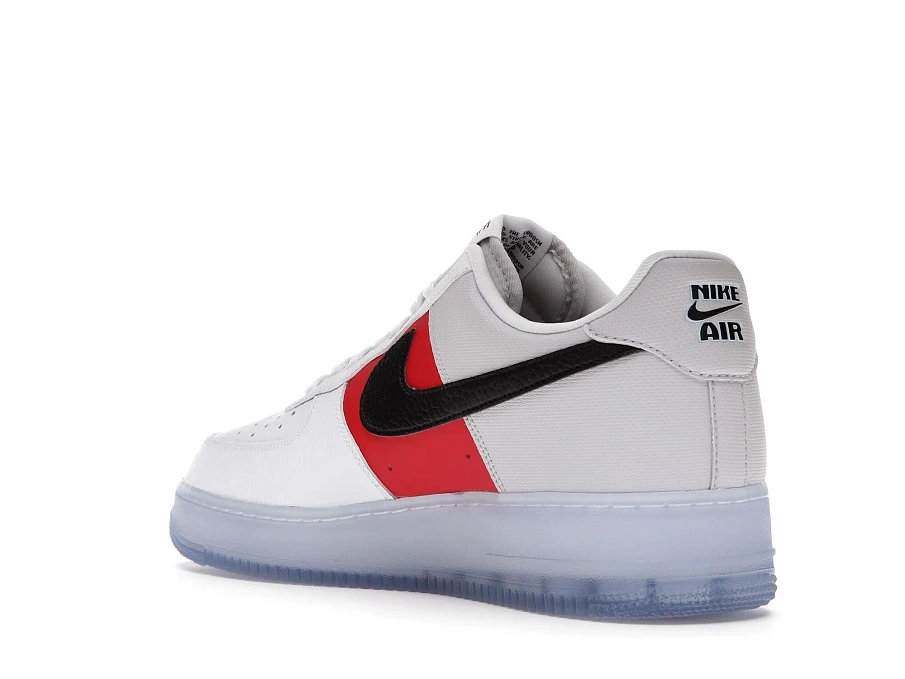 Фото № 6 с приближением к товару «‎Nike Air Force 1 Low White Red Black (Icy Soles)»