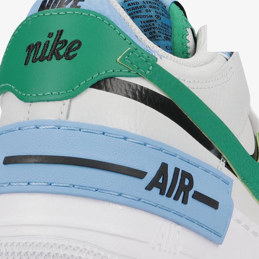 Фото № 4 с приближением к товару «‎Nike Air Force 1 Shadow Low-Top Skate shoes Malachite»