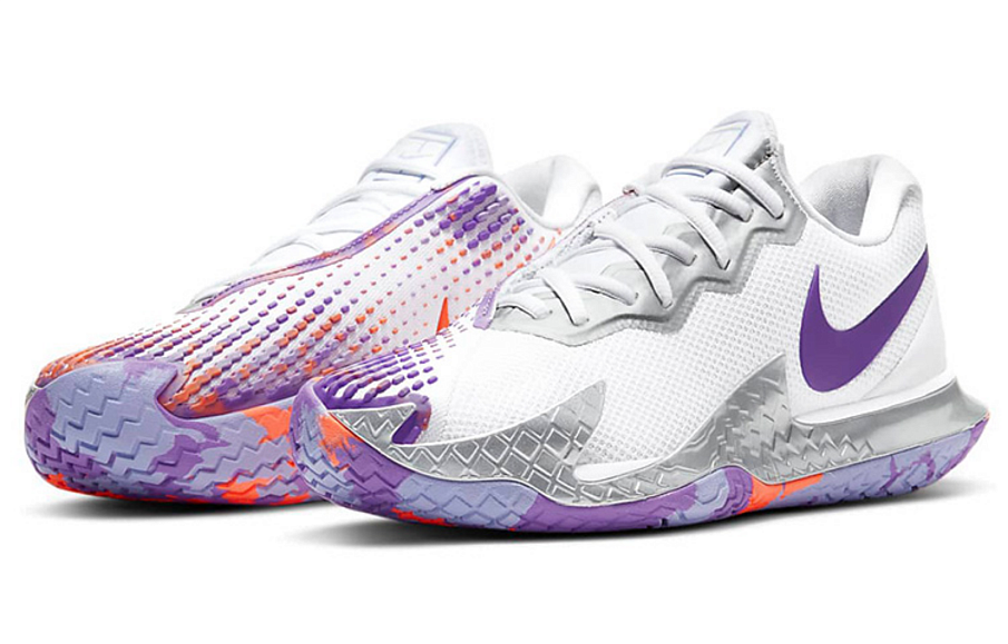 Фото № 3 с приближением к товару «‎Nike Wmns Court Air Zoom Vapor Cage 4 'White Purple Pulse'»