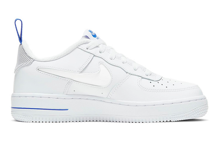 Фото № 2 с приближением к товару «‎Nike Air Force 1 '07 Lv8 (Gs) Skate Shoes WhiteBlue»