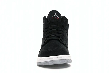 Jordan 1 Mid Multi-Color Swoosh Black (554725-065) - 2