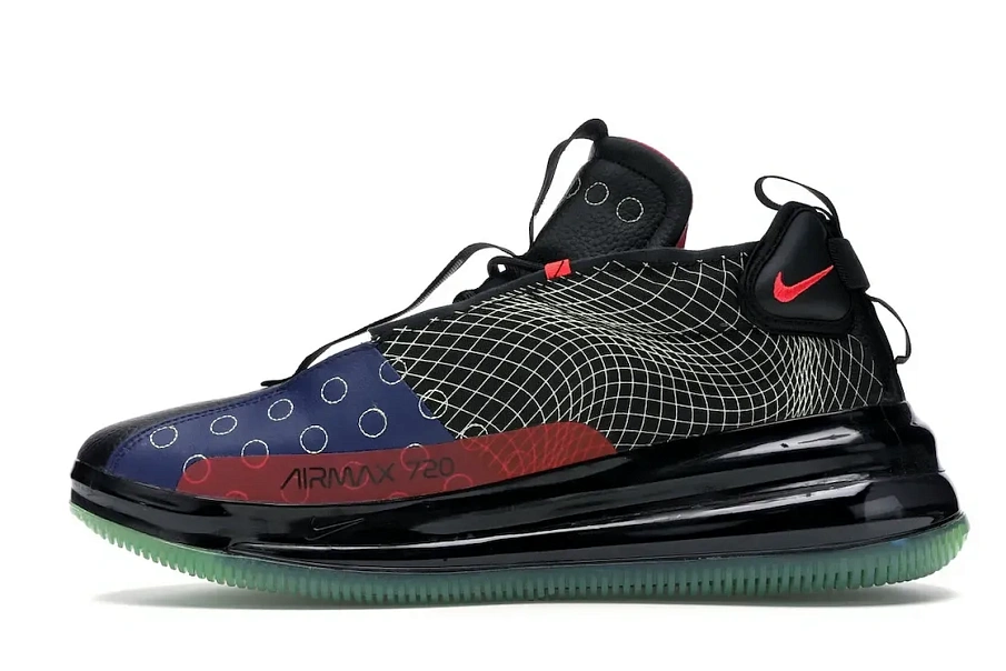 Фото № 3 с приближением к товару «‎Nike Air Max 720 Waves Blue Void Black»