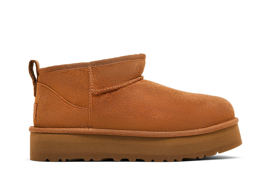 Фото № 2 с приближением к товару «‎UGG Classic Ultra Mini Platform Boot Kids Chestnut»