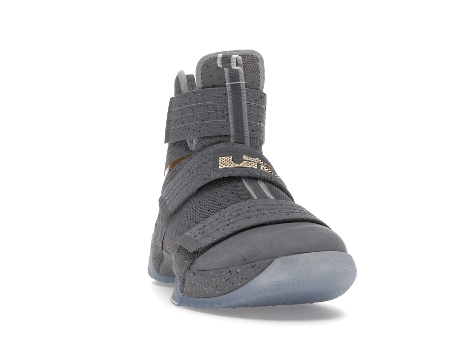 Фото № 2 с приближением к товару «‎Nike LeBron Zoom Soldier 10 Battle Grey»