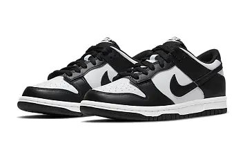 Nike GS Dunk Low Low Skate shoes WhiteBlack - 3