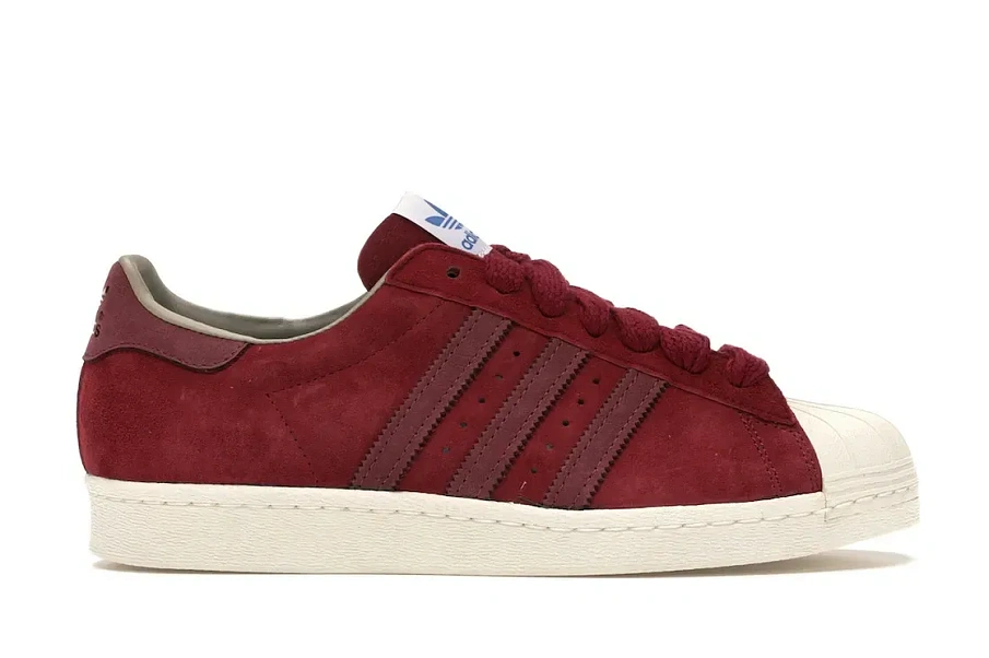 Фото № 1 с приближением к товару «‎adidas Superstar 80s Core Burgundy»