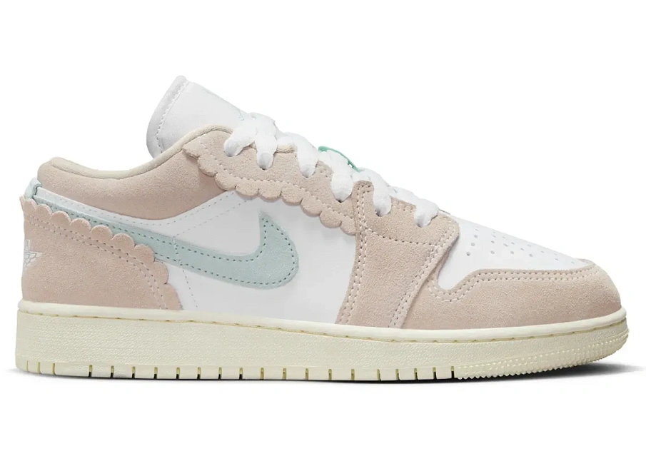 Фото № 1 с приближением к товару «‎Jordan 1 Low SE Scalloped Edge Guava Ice »