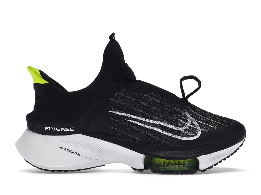 Фото № 1 с приближением к товару «‎Nike Air Zoom Tempo Next% FlyEase Black White Volt»