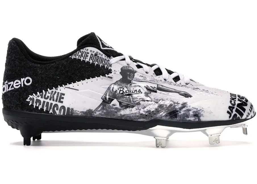 Фото № 1 с приближением к товару «‎adidas Adizero Afterburner 2 Jackie Robinson Day (Bruins Jersey Variant) (2016)»