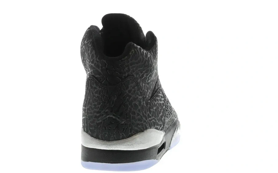 Фото № 4 с приближением к товару «‎Jordan 5 Retro 3Lab5 Black Silver»