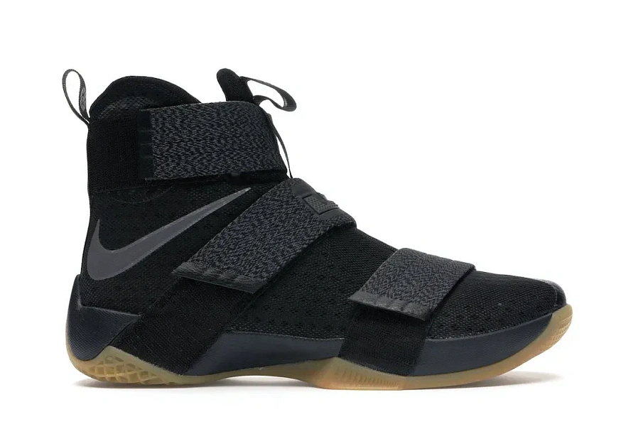 Фото № 1 с приближением к товару «‎Nike LeBron Zoom Soldier 10 Black Gum»