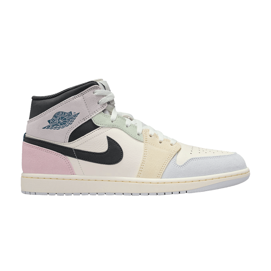 Фото № 1 с приближением к товару «‎Air Jordan 1 Mid Sail Iced Jade»
