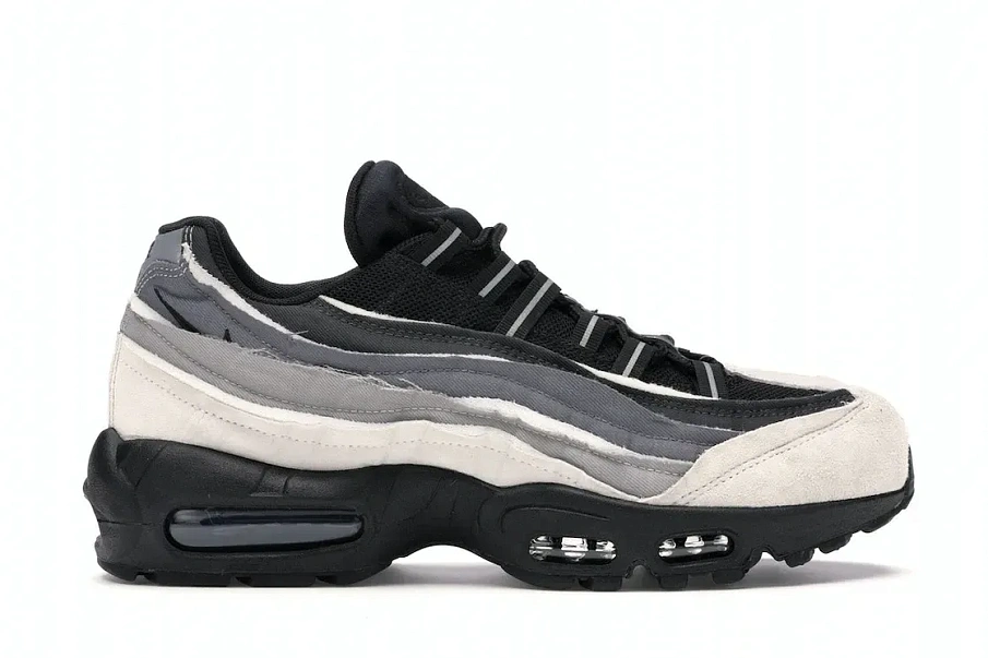 Фото № 1 с приближением к товару «‎Nike Air Max 95 Comme des Garcons Black Grey»