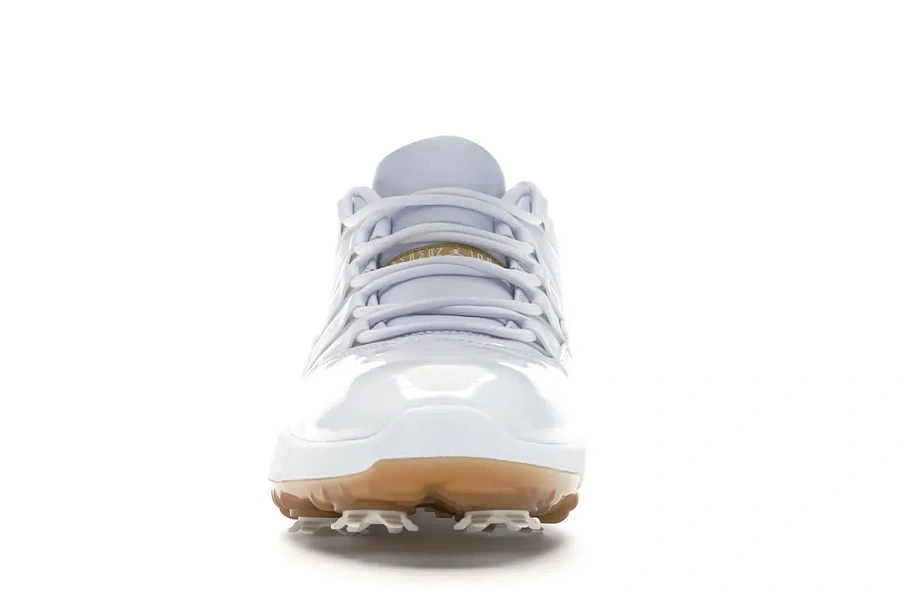 Фото № 2 с приближением к товару «‎Jordan 11 Retro Low Golf White Metallic Gold»