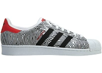 Фото № 1 с приближением к товару «‎adidas Superstar Fp White/Black/Tomato»