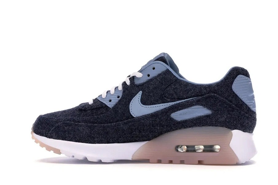 Фото № 5 с приближением к товару «‎Nike Air Max 90 Ultra Premium Midnight Navy/Blue Grey-White »