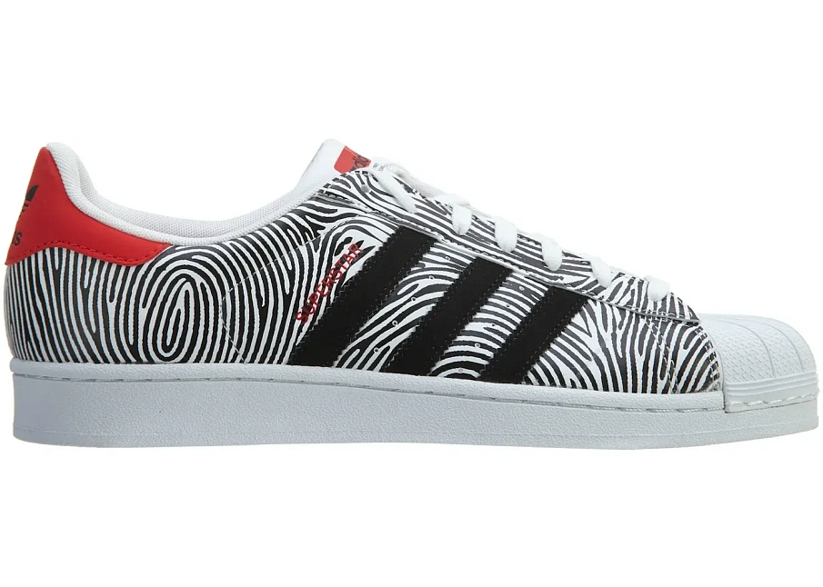 Фото № 1 с приближением к товару «‎adidas Superstar Fp White/Black/Tomato»