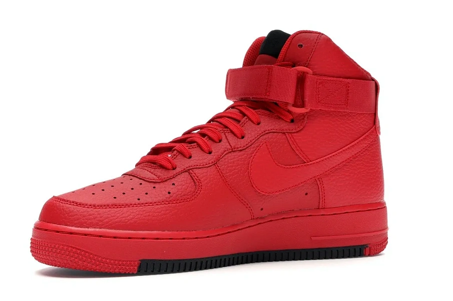 Фото № 4 с приближением к товару «‎Nike Air Force 1 High University Red Black»