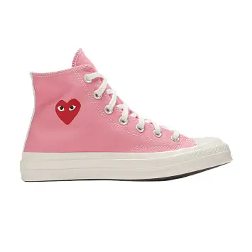 Comme des Garçons PLAY x Converse Chuck 70 High Bright Pink - 1