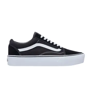 Vans Old Skool Platform Black White - 1