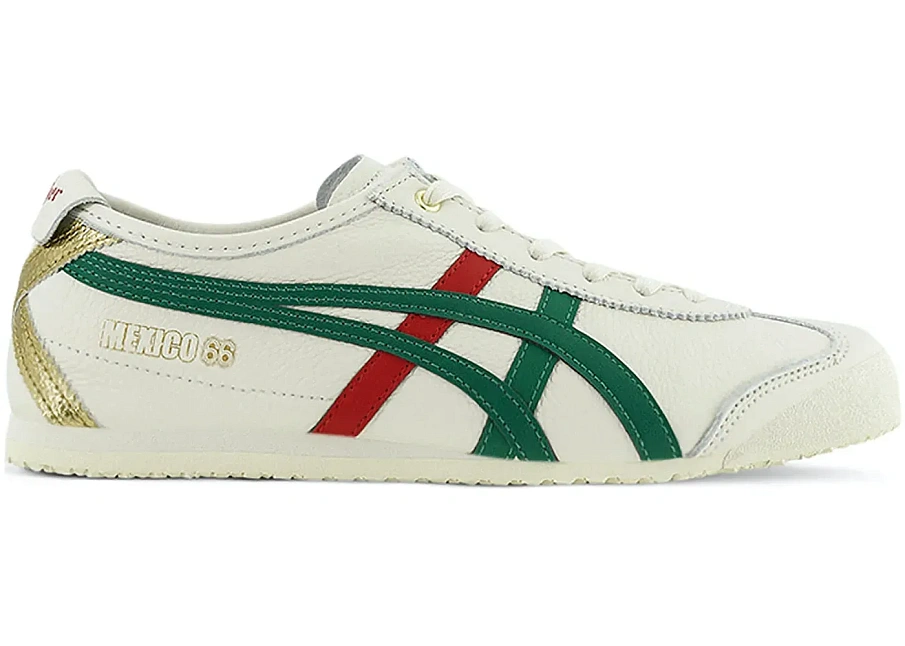 Фото № 1 с приближением к товару «‎Onitsuka Tiger Mexico 66 Birch Kale Red Gold»