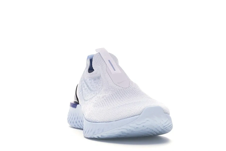 Фото № 3 с приближением к товару «‎Nike Epic React Moc Flyknit White Hydrogen Blue»