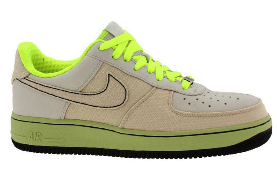 Фото № 2 с приближением к товару «‎Nike Air Force 1 Premium 07 'Light Bone' WhiteGreen»