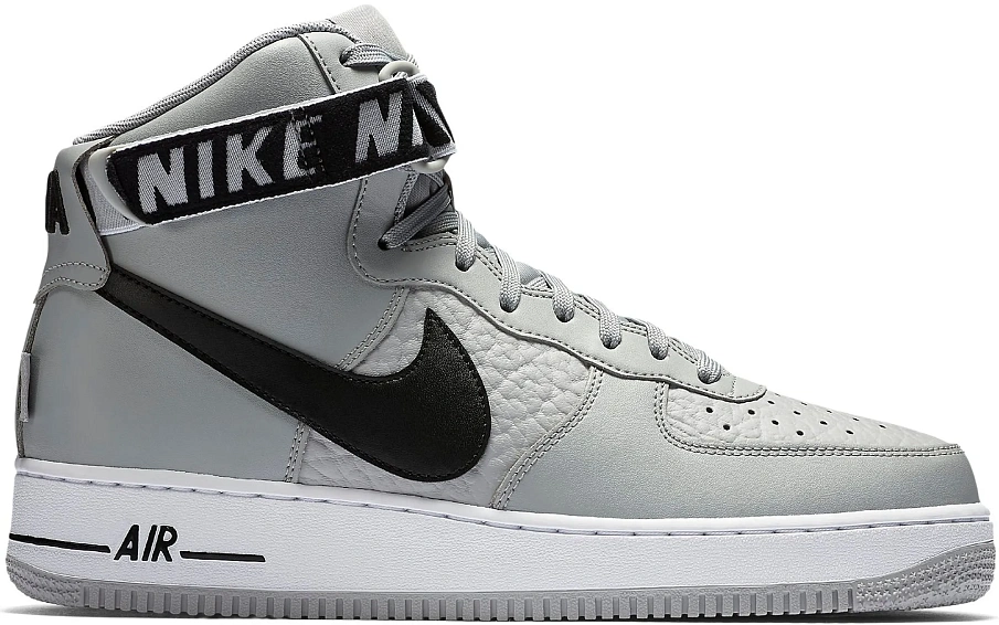 Фото № 1 с приближением к товару «‎Nike Air Force 1 High NBA Flat Silver»