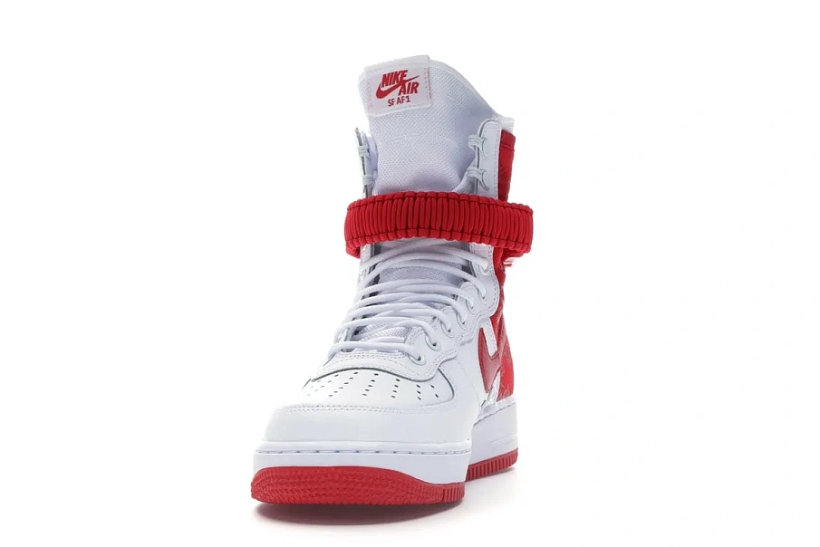 Фото № 2 с приближением к товару «‎Nike SF Air Force 1 High White University Red»
