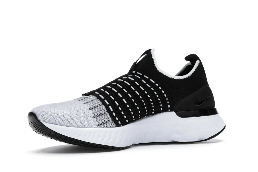 Фото № 5 с приближением к товару «‎Nike React Phantom Run Flyknit 2 Black White »