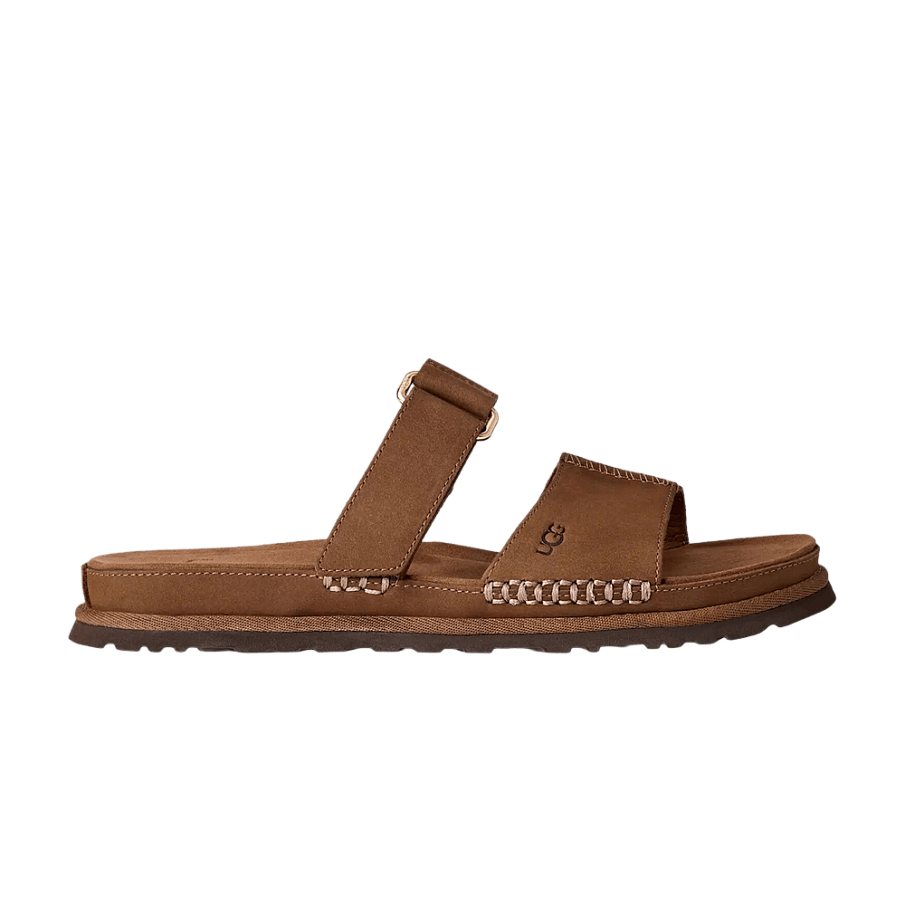 Фото № 1 с приближением к товару «‎UGG Women's GoldenGaze Slide Dark Chestnut»