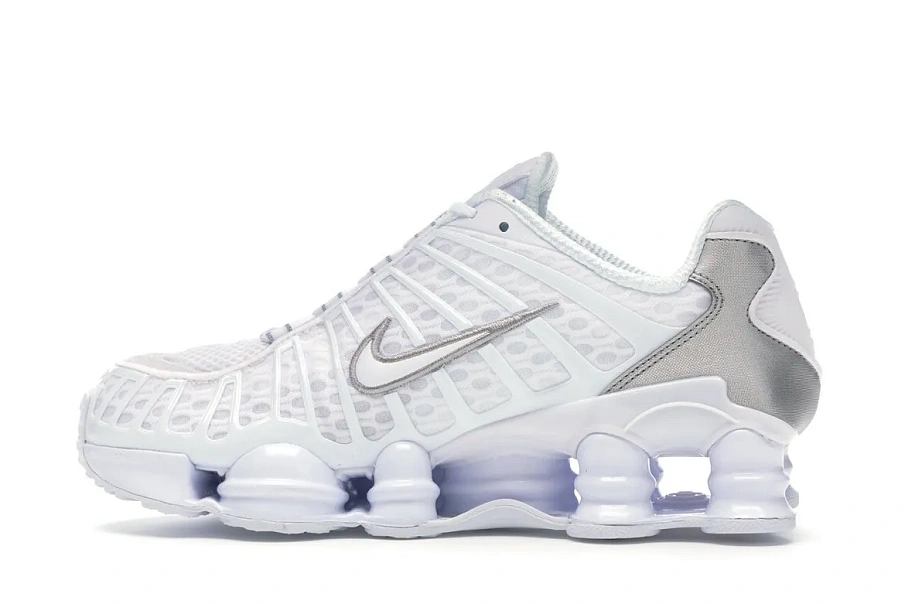 Фото № 5 с приближением к товару «‎Nike Shox TL White Metallic Silver»