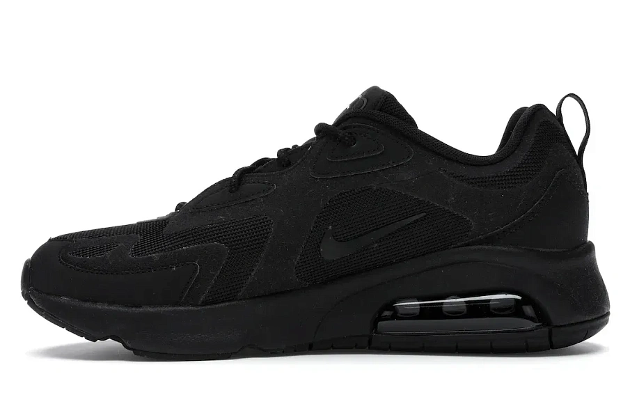 Фото № 3 с приближением к товару «‎Nike Air Max 200 Triple Black »