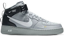 Фото № 1 с приближением к товару «‎Nike Air Force 1 Mid Utility Wolf Grey Black»