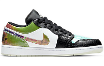 Фото № 2 с приближением к товару «‎Nike Air Jordan 1 Low Multicolor Basketball Shoes Galaxy»