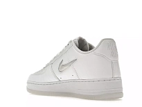 Фото № 2 с приближением к товару «‎Nike Air Force 1 Low 07 Retro Color of the Month Jewel Swoosh Triple White»