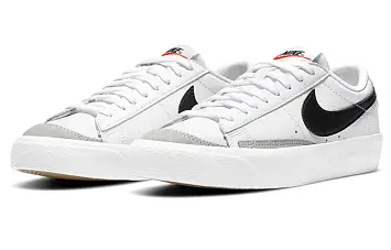 Nike Blazer Low '77 (GS) Skate shoes BlackWhiteGrey - 3