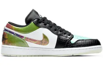 Nike Air Jordan 1 Low Multicolor Basketball Shoes Galaxy - 2