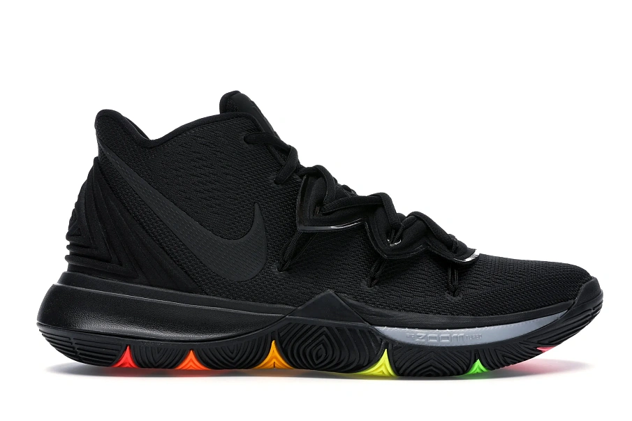 Фото № 1 с приближением к товару «‎Nike Kyrie 5 Black Rainbow Soles»