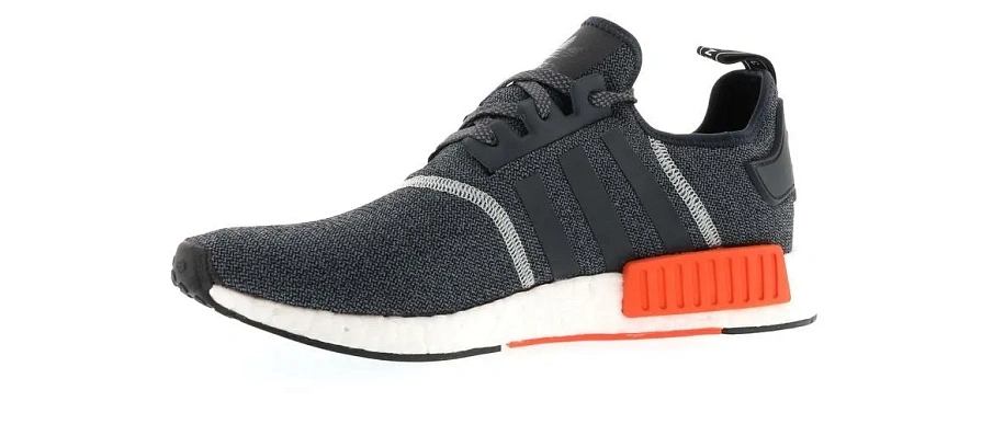 Фото № 4 с приближением к товару «‎adidas NMD R1 Grey Red»