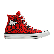 Фото № 1 с приближением к товару «‎Converse Hello Kitty x Women's Chuck Taylor All Star Hi Red»