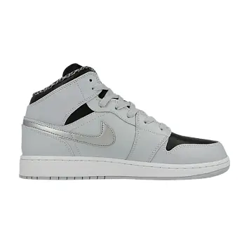 Air Jordan 1 Retro Mid GS Pure Platinum - 1