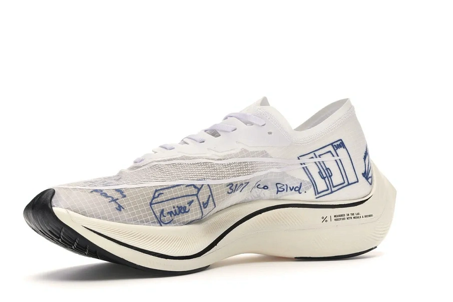 Фото № 4 с приближением к товару «‎Nike ZoomX Vaporfly Next% Blue Ribbon Sports White»
