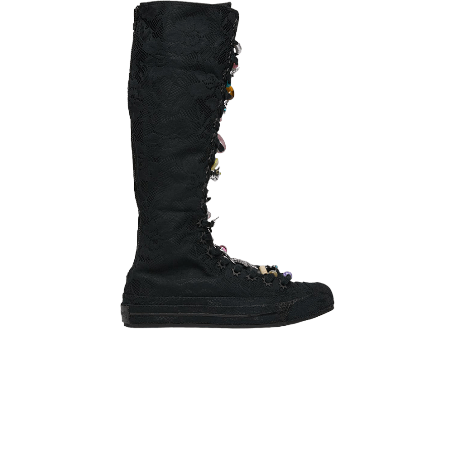 Фото № 1 с приближением к товару «‎Collina Strada x Converse Chuck 70 XXHi Black»