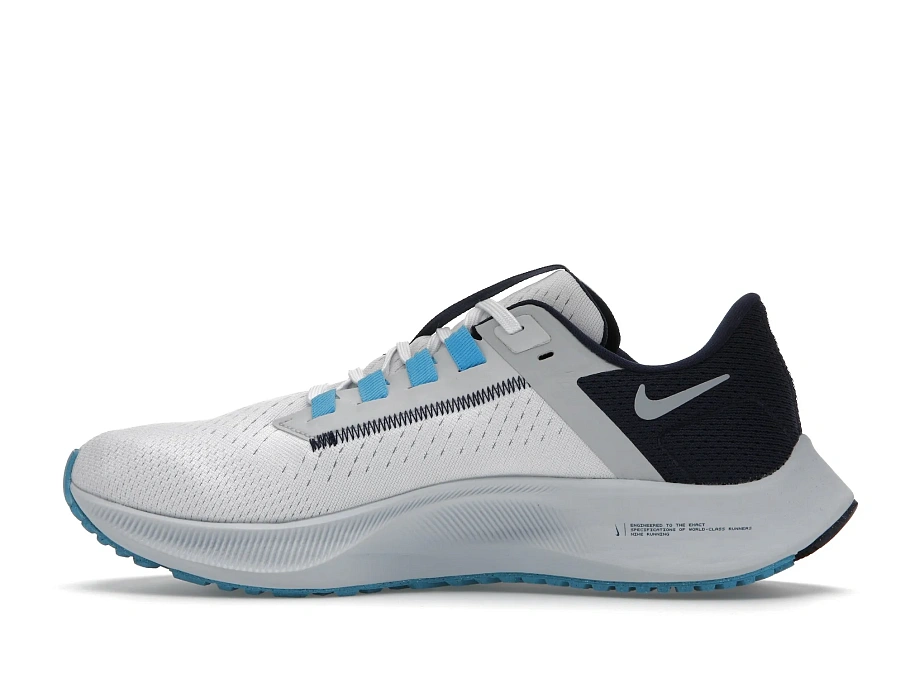 Фото № 6 с приближением к товару «‎Nike Air Zoom Pegasus 38 White Midnight Navy»